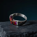 Anillo Fuego Interior – Ópalo Fuego y Plata 925