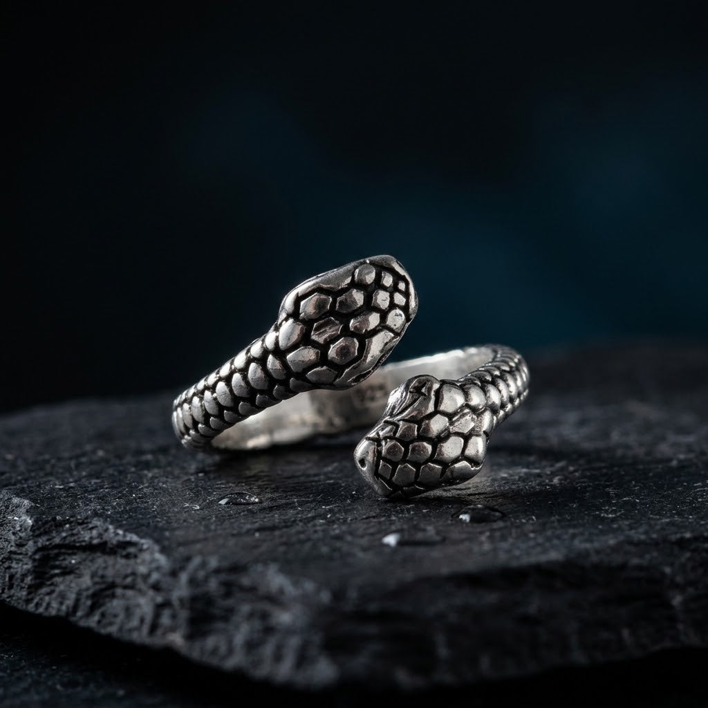 Anillo Serpiente Guardiana - Plata 925