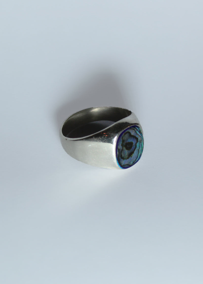 Anillo del Mar - Plata 925 y Concha Natural de Abulón
