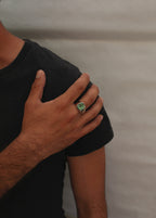 Anillo del Mar - Plata 925 y Concha Natural de Abulón
