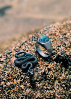 Anillo del Mar - Plata 925 y Concha Natural de Abulón
