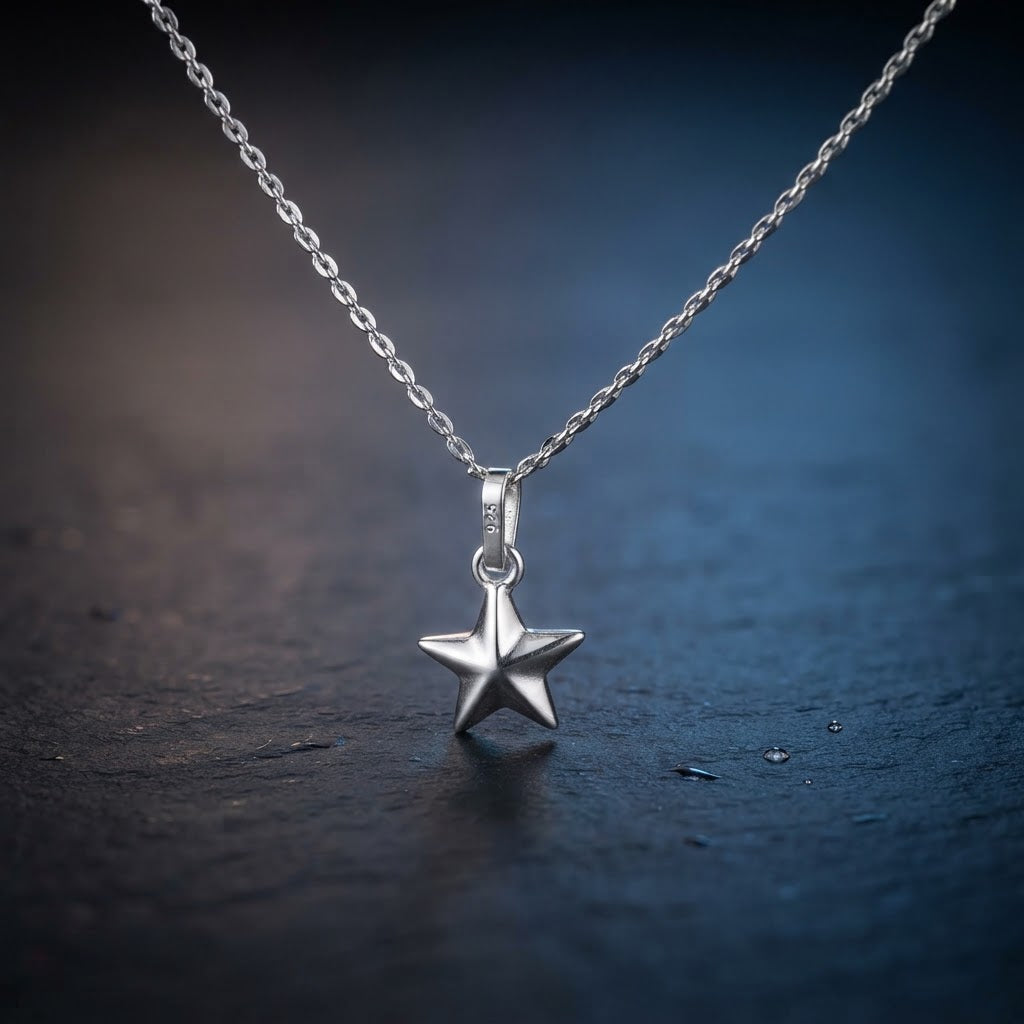 Dije Estrella De la Suerte- Plata 925