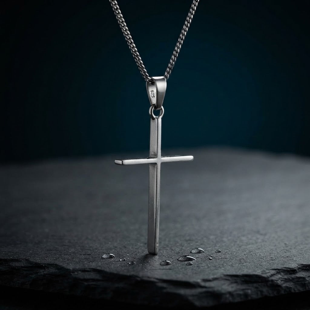 Dije Cruz Plata 925