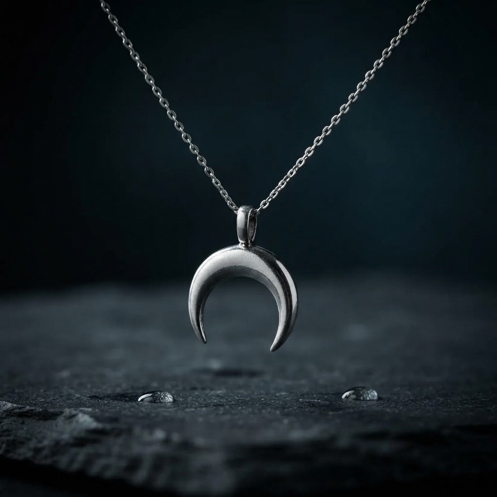 Dije Luna Suerte Plata 925