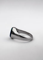 Anillo del Bosque - Plata 925 y Piedra Natural Ópalo Esmeralda