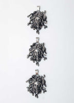 Dije Medusa Protectora - Plata 925
