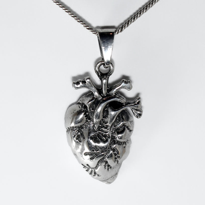 Dije Corazon Anatomico - Plata 925