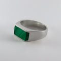 Anillo transformación - Plata 925 Piedra de Malaquita