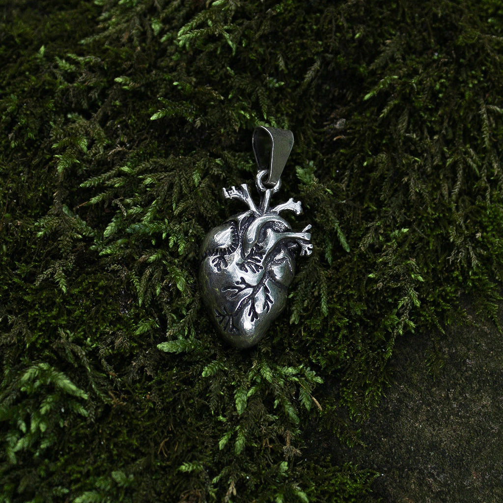 Dije Corazon Anatomico - Plata 925