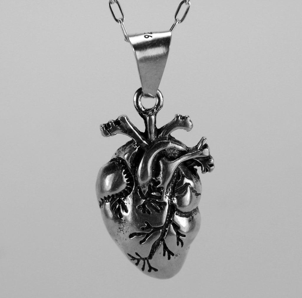 Dije Corazon Anatomico - Plata 925
