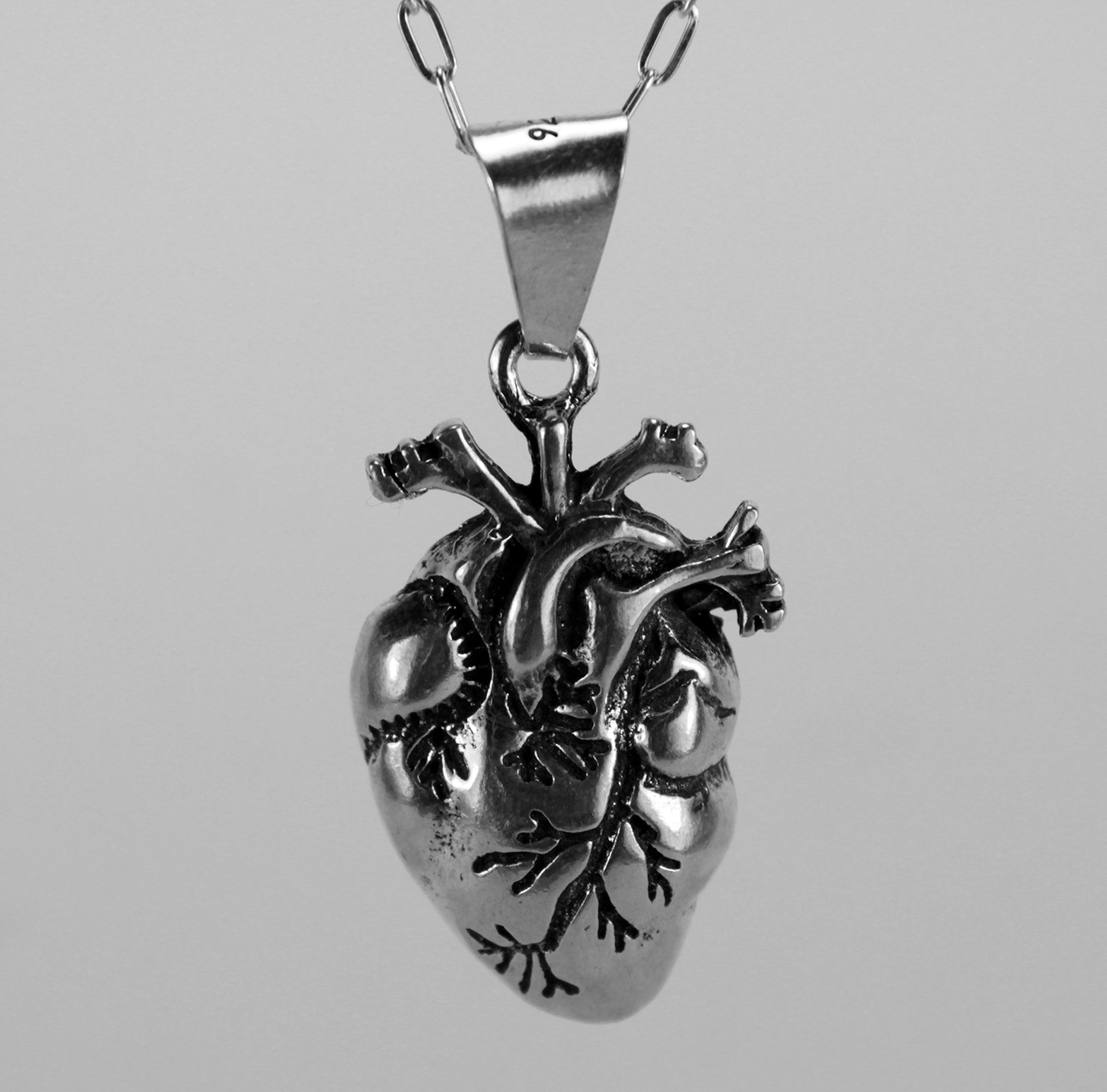 Dije Corazon Anatomico - Plata 925