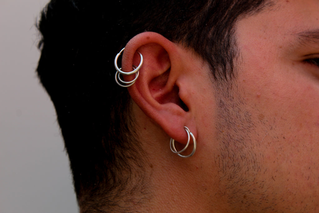 Aretes Arracadas en Plata 925