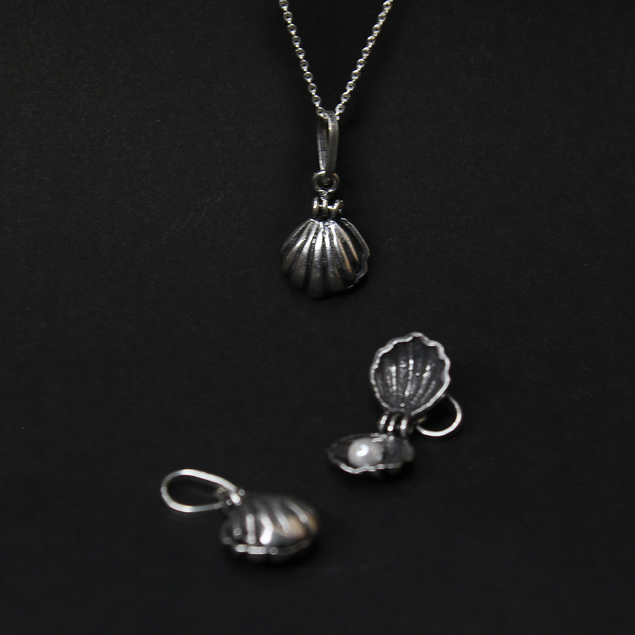 Dije Concha del Mar - Plata 925