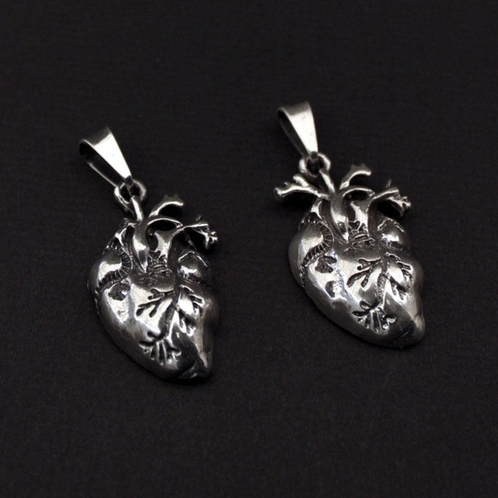 Dije Corazon Anatomico - Plata 925
